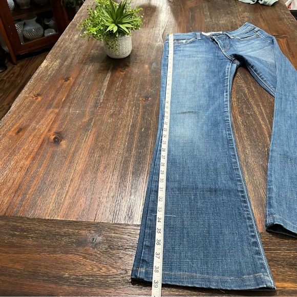Joe’s jeans Flare Y2K 2000’s blue distressed denim bootcut mid rise flare 25 - Picture 11 of 14